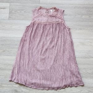 Mittoshop Pink Womens Small Top Sleeveless Crochet Boho Cottagecore